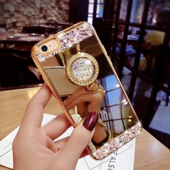 Accessories - LAST ONE❗️iPhone 7/8  Bling Mirror Case w/ Stand